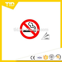 No Smoking Schilder und Etiketten, reflektierendes Material